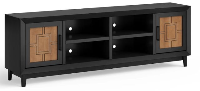 Legends Home Ventura Black/Bourbon 86" TV Stand-2