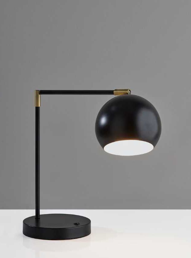 Adesso® Ashbury Black Desk Lamp-1