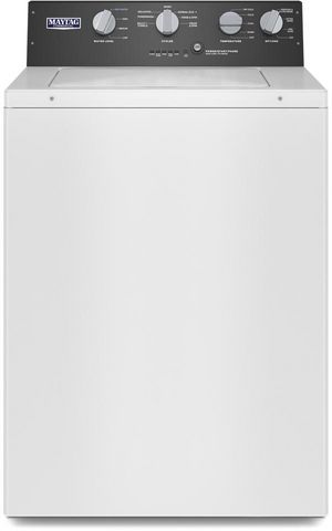 Maytag® Commercial 3.5 Cu. Ft. White Agitator Commercial Washer