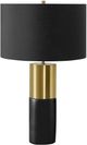 Monarch Specialties Inc. 25"H Black Concrete Table Lamp-0