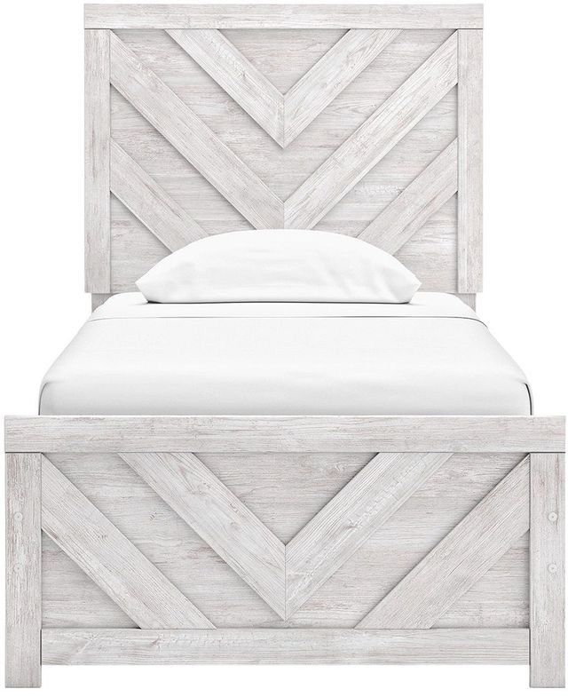 Signature Design by Ashley® Cayboni Whitewash Twin Panel Bed-1