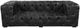 ACME Furniture Brancaster Aluminum/Black Leather Sofa-4