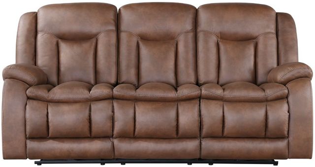 New Classic® Home Furnishings Morello Brown Power Reclining Sofa-2