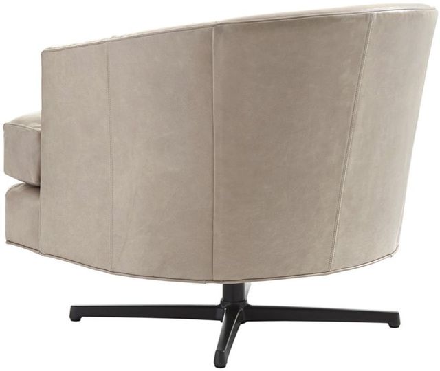 Lexington Home Customizable Graves Leather Swivel Chair with Charcoal Base-1