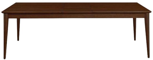 Bassett® Furniture Copenhagen Espresso Dining Table with Leaf-1