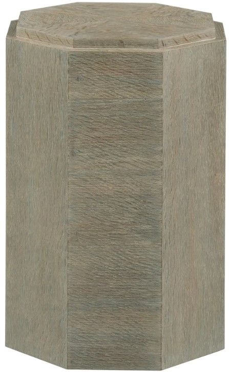 Hammary® Creston Clinton Natural Gray Octagonal Chairside Table-2