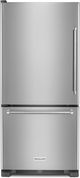 KitchenAid® 30 in. 18.6 Cu. Ft. Stainless Steel Bottom Freezer Refrigerator-0