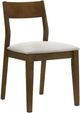 Coaster® Almonte 7-Piece Beige/Dark Brown Dining Set-2