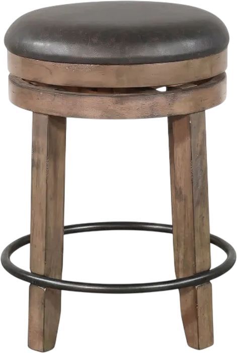 Sunny Designs™ Doe Valley Buckskin 24" Swivel Stool-3