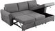 Coaster® Samantha 2-Piece Gray Right-Arm Facing Sleeper Sectional-2