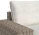 Elements International Carmona Beige/Natural Fabric/Olefin Outdoor Swivel Chair-4
