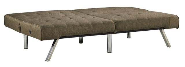 Signature Design by Ashley® Sivley Brown Flip Flop Armless Sofa-3