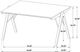 Coaster® Randolph Sheesham Smart Top Dining Table with Red Brown Base-2