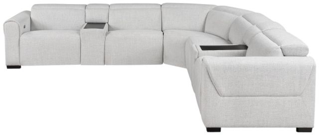 Homelegance® McPherson 7-Piece Cloud Modular Power Reclining Sectional with Power Headrest-3