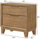 Crown Mark Florian Natural Nightstand-2
