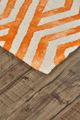 Feizy Garcia Orange 5' x 8' Rug-1