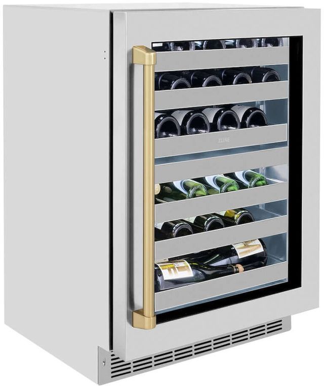 ZLINE Touchstone Autograph Edition 24" 4.8 Cu. Ft. Stainless Steel Wine Cooler-3