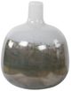 Uttermost® Cardoni 2-Piece Crisp White/Metallic Smoke Bronze Vases-4