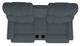 La-Z-Boy® Pinnacle Denim Power Wall Reclining Loveseat with Console, Headrest, and Lumbar-4