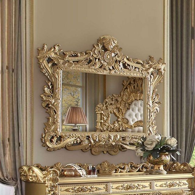 ACME Furniture Bernadette Gold Mirror-4