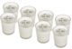 A & B Home White Ivory Scented Soy Wax Votive Candle-1