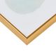 Olliix by Urban Habitat Crowned Motions Multi Crystal Glass Coat with Foil Framed Wall Art-3