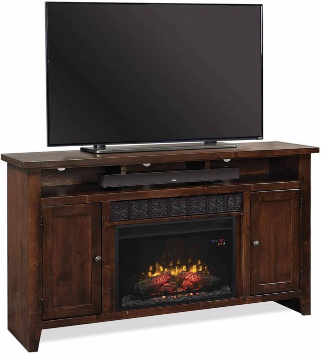 Aspenhome® Alder Grove Tobacco 63" Fireplace Console-1