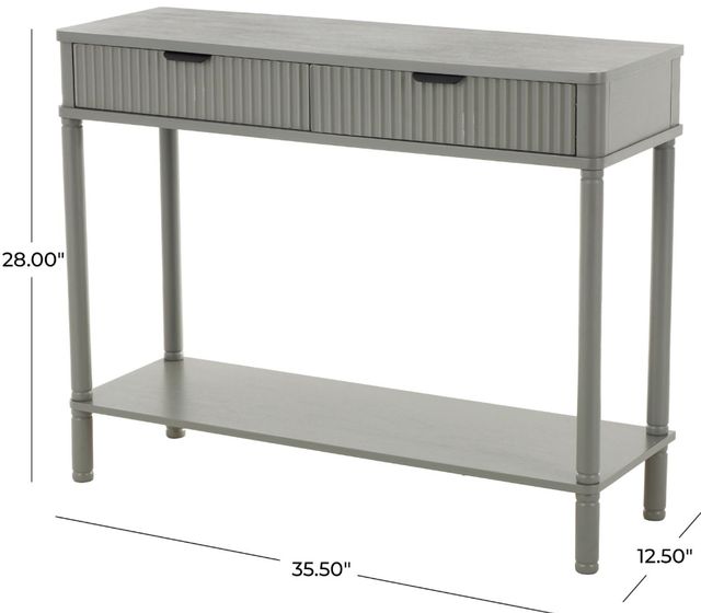 Deco Marche Gray Console Table-3