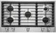 JennAir® 36" Stainless Steel Natural Gas Cooktop-3