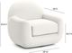 TOV Furniture Tiago Cream Swivel Accent Chair-2