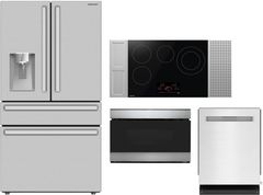 Sharp® 4 Piece Stainless Steel Kitchen Appliance Package