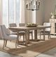 Liberty Furniture Proximity Place 5-Piece Barley/Barley Buff Optional Double Pedestal Dining Set-1