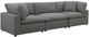 Elements International Cloud 9 3-Piece Garrison Charcoal Sectional-0