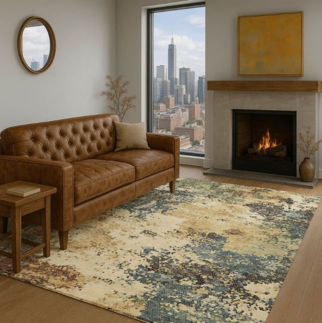Dalyn™ Rug Company Lumara LM4 Multi 5'x8' Area Rug-1