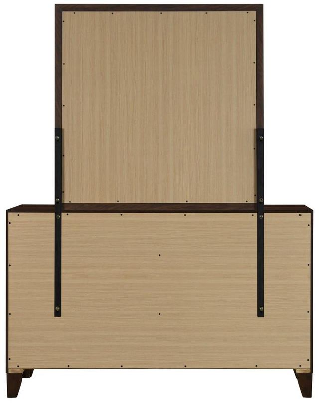Coaster® Welsley Walnut Dresser and Mirror-2