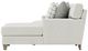 Bernhardt Mila Bernhardt Living 2-Piece White Right-Arm Facing Sectional-4