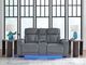 Signature Design by Ashley® Forest Lake Steel Power Reclining Loveseat with Adjustable Headrest-2