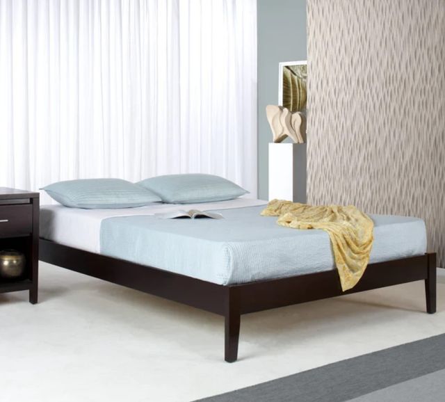 Modus Furniture Nevis Espresso Queen Simple Platform Bed-1