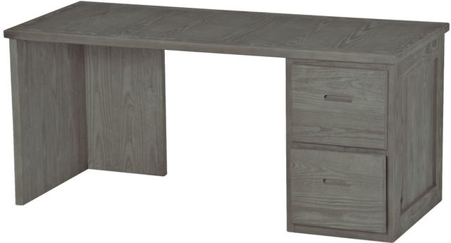 Crate Designs™ Furniture Graphite Lacquer Top Desk-0