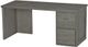 Crate Designs™ Furniture Graphite Lacquer Top Desk-0