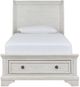 Signature Design by Ashley® Robbinsdale Antique White Youth Twin Sleigh Storage Bed-1