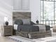 Signature Design by Ashley® Graystorm Brown Gray Queen Panel Bed with Storage-1