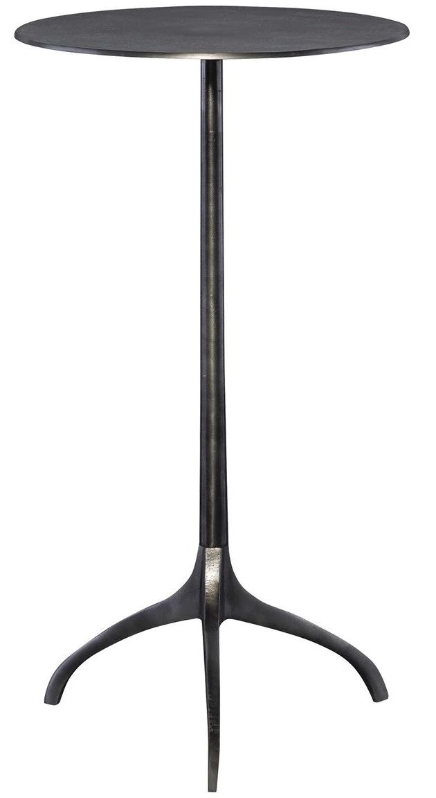 Uttermost® Beacon Nickel Accent Table-0