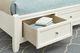 Vaughan-Bassett Bonanza White Queen Mansion Panel Storage Bed-3