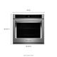 KitchenAid® 30" Stainless Single Electric Wall Oven-3