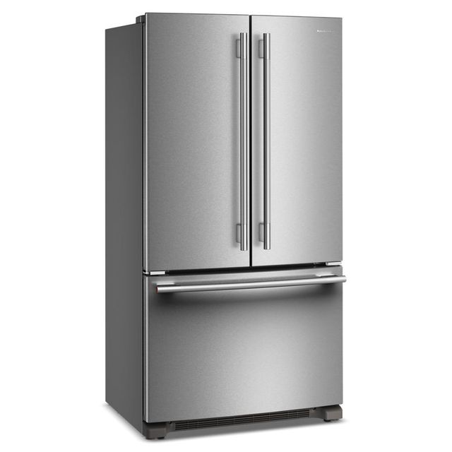 KitchenAid® 36" 20 Cu. Ft PrintShield® Stainless Steel Counter Depth French Door Refrigerator with Internal Water Dispenser-2