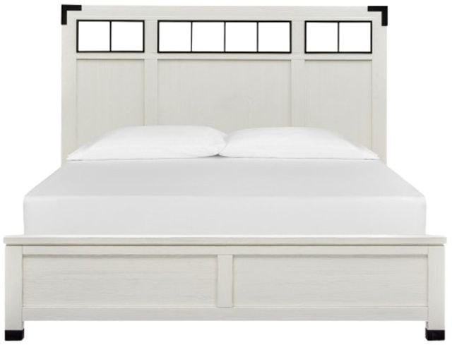 Magnussen Home® Harper Springs Silo White King Panel Bed-2