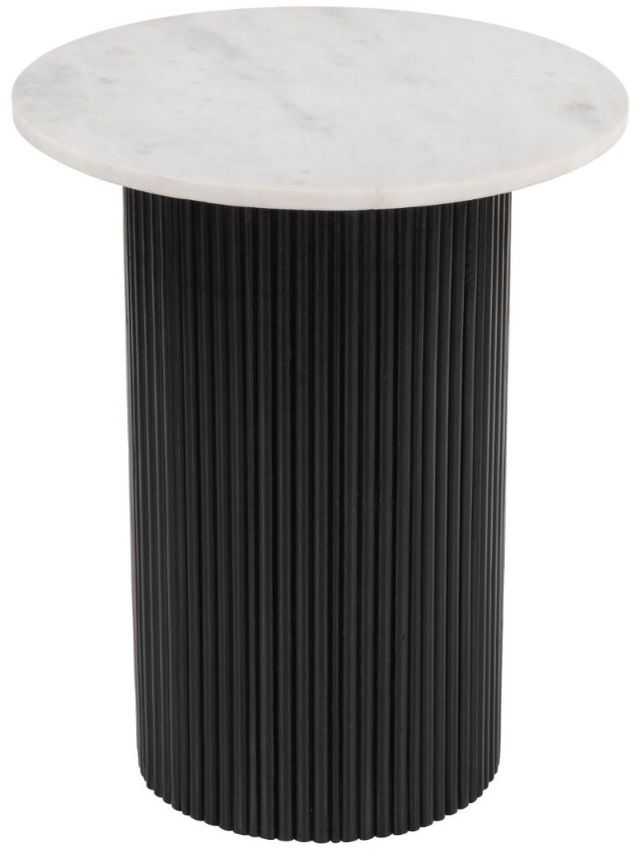 Zuo® Modern Izola Black/White Side Table-1