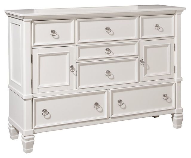 Millennium® by Ashley® Prentice 2-Piece White California King Sleigh Bed Set-2