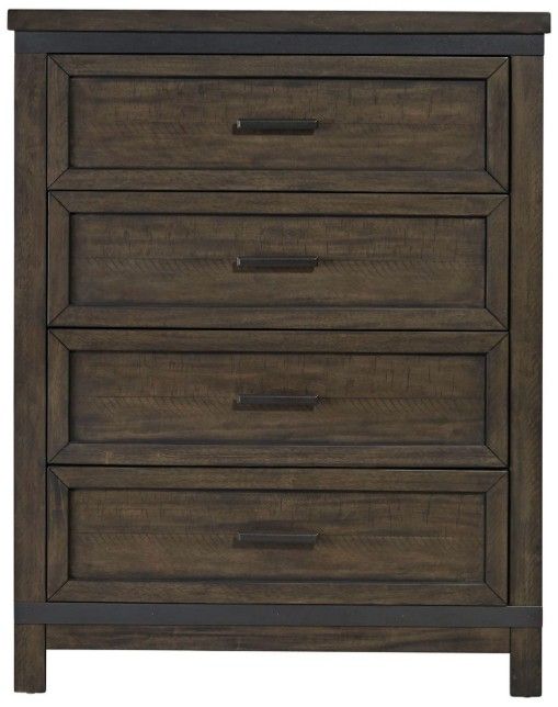 Liberty Furniture Thornwood Hills Rock Beaten Brown Youth Chest-2